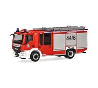 Herpa Truck Model MAN TGM CC Z-Cab "German Army/Fire Department", miniature at a scale of 1:87, collectible, Made in Germany, plastic