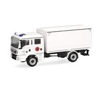 Herpa Truck model MAN TGM MzKW "Civil Protection Aachen Region", miniature scale 1:87, collectible, Made in Germany, plastic