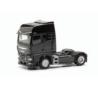 Herpa truck model MAN TGX GX tractor unit with mirror cameras, on a scale of 1 : 87, plastic miniature, made in Germany, model building, collectors edition