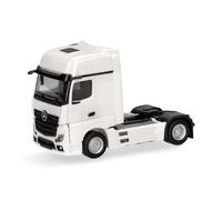 herpa 317948 Truck Model Mercedes-Benz Actros L Gigaspace Solo Tractor Machine 2 Axles, Miniature Scale 1:87, Collectible, Made in Germany, Plastic Miniature Model, Multicoloured