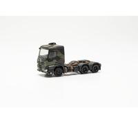 Herpa truck model Mercedes-Benz Arocs 6x4 rigid tractor "German Armed Forces", on a scale of 1 : 87, plastic miniature, made in Germany, model building, collectors edition