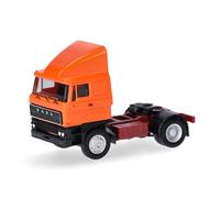 Herpa truck model RABA tractor 2-axle, orange, 1:87 scale miniature, collector’s item, Made in Germany, plastic