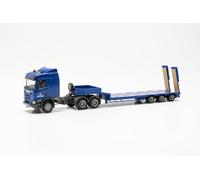 Herpa truck model Scania CR ND semitrailer "Defence Technical Service for Weapons and Ammunition", on a scale of 1 : 87, plastic miniature, made in Germany, model building, collectors edition