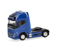herpa Truck Model Volvo FH GL XL 2020 Electric Tractor, Blue Miniature in Scale 1:87, Collectible, Made in Germany, Plastic