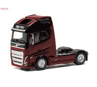 Herpa Model Truck Volvo FH16 GL XL 2020 tractor 2-axle, wine red, miniature scale 1:87, collectible, Made in Germany, plastic