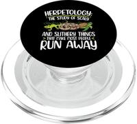 Herpetology definition Herping Zoology PopSockets PopGrip for MagSafe