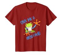 Herpetology Frog Funny Give Me a High Four T-Shirt