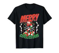 Herpetology Merry Christmas Santa Hat Snake T-Shirt