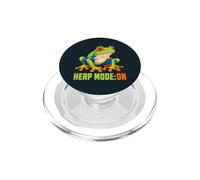 Herping Amphibian Frog Field Herper Reptile PopSockets PopGrip for MagSafe