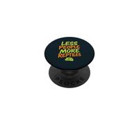 Herping Amphibian Funny Field Herper Reptile PopSockets Adhesive PopGrip