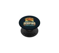 Herping Lover Amphibian Team Field Herper Reptile PopSockets Adhesive PopGrip