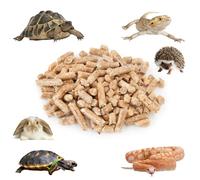 HERPZOO Premium Dust Free Tortoise Bedding & Substrate Pellets, 10L Bag Horsefield Tortoises, Rabbits & Bearded Dragons perfect for burrowing Reptiles, Reptile Bedding, Straw Bedding, Straw Terrain