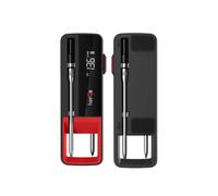 herQs Double Max Wireless Meat Thermometer with Dual Food Probes - Digital Cooking Thermometer with LED Display, Smart App Connectivity, Waterproof Temperature Probe - BBQ Thermometer for Grilling