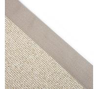 Herringbone Carpet Edge Binding Tape, 100% Cotton, Non-Adhesive, 120mm Width, Supplied by The Metre, Multiple Colours Available (Fawn)