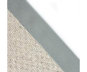 Herringbone Carpet Edge Binding Tape, 100% Cotton, Non-Adhesive, 120mm Width, Supplied by The Metre, Multiple Colours Available (Duck Egg)