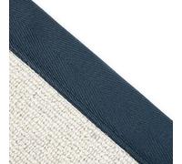 Herringbone Carpet Edge Binding Tape 120mm, Supplied by The Metre as One Continuous Length (Marine)