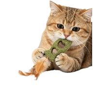 Herringbone Cats - Natural Wooden Tooth Gnaw | Mixed Taste Enrichment For Chewing Licking Scratching | Brushing Teeth Combating Boredom Inside Play