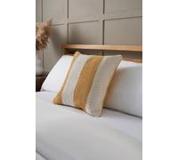 Herringbone Cushion Bhs Yellow Small