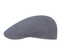 Herringbone Linen Flat Cap by Stetson