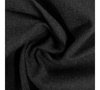 Herringbone Orkney Tweed Upholstery Fabric - 100% Polyester, 350 GSM, 150 cm Width, Perfect for Sofas, Armchairs, Cushions, OTT Ottomans, Curtains & More (Onyx,1 Metre) -Discount Fabrics LTD