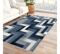 Herringbone Rugs Living Room Large 200x290, Modern Abstract Geometric Area Rugs for Bedroom Accessories, Non Slip Soft Low Pile Washable Carpet, Home Decor Pzw1