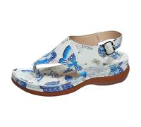 Herringbone Sandals for Women Elegant European American Designs with Flower Back Buckle Slant Heel Ideal for Spring Summer, White, 8 UK
