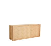 Herringbone Shoe Cabinet Large Natural