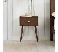 Herringford Bedside Table - 1 Drawer - Walnut