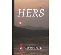 HERS Notebook: Journal for Ladies & Girls, with Black and Red Sunset Nature Photo Cover