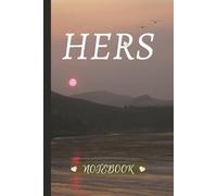 HERS Notebook: Journal for Ladies & Girls, with Black and Red Sunset Nature Photo Cover