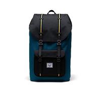 HERSCHEL 10014-05736 LITTLE AMERICA Sports backpack Unisex Adult HARBOUR BLUE GRID/BLACK/AMBER YELLOW Size Unica