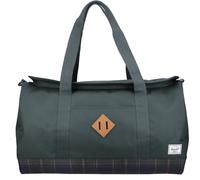 Herschel Darkest Spruce Winter Plaid Heritage Duffle