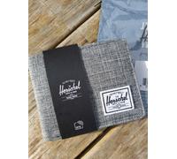 HERSCHEL Grey Heather Canvas BILLFOLD WALLET Cards Notes 10.5 x 9cm