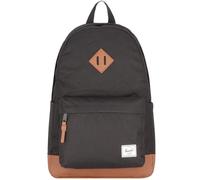 Herschel Unisex-Adult Heritage Backpack, Black/Tan, Standard-24L