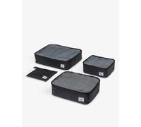 Herschel Supply Co Black Kyoto Recycled-polyester Packing Cubes Set of Four