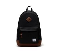 Herschel Unisex-Adult Heritage Backpack, Black/Tan, Standard-24L