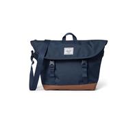 Herschel Unisex's Cove Small Messenger Bag, Navy/Saddle Brown, 7.5L US