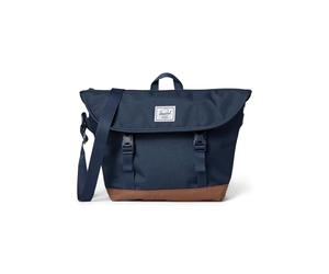 Herschel Unisex's Cove Small Messenger Bag, Navy/Saddle Brown, 7.5L US