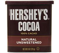 HERSHEY'S Cocoa (Natural Unsweetened, 8-Ounce Cans, Pack of 6) by Hershey's