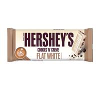Hershey's Cookies N Creme Flat White, White Chocolate Flavour Bar 90g