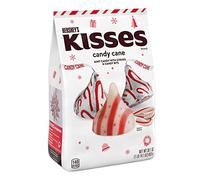 HERSHEY'S KISSES Candy Cane Mint With Stripes and Candy Bits Candy 30 oz Bulk Bag