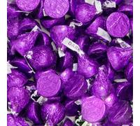 Hersheys Kisses Dark Chocolate Purple Wrapping 0.9kg (purple Hersheys) New