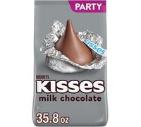 Hershey's Kisses Milk Chocolate Candy Bulk Pack, Individually Wrapped, 35.8 Oz