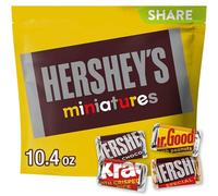 HERSHEY'S Miniatures Assorted Chocolate Candy Share Pack, 294g 10.4 oz