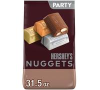 HERSHEY'S Nuggets Chocolates Assortment, Party Bag, 1 Pound (898 g)