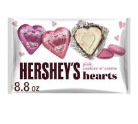 HERSHEY'S Pink Cookies 'n' Creme Hearts Candy, Valentine's Day, 249g