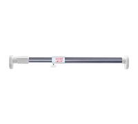 Hershii Shower Curtain Rod Tension Bar Extendable Metal Rail Non-slip Oval Head Use for Bathroom Kitchen Home, No Drilling, 22.2mm Diameter