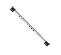 Hershii White Adjustable Shower Curtain Rod Spring Tension Pole Extendable Wardrobe Rail Clothing Hanger Telescopic Bar for Bathroom Closet Window RV Doorway 110-160cm