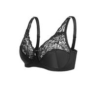 HERSIL Comfort Bras for Women Plus Size Girls Sports Bra Sexy Bra Sets for Women Girls Cute Bras Ladies Underwear and Bra T Shirt Bra Soft Support Bras for Women Large Breasts Black