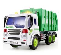 HERSITY Garbage Truck Bin Lorry Toys for 3 Years Old Boy Play Vehicles Gift | Kids Rubbish Trucks Dustcart Toy Recycling Cars with Lights and Sounds Presents for Toddlers age 4 5 6 Children
